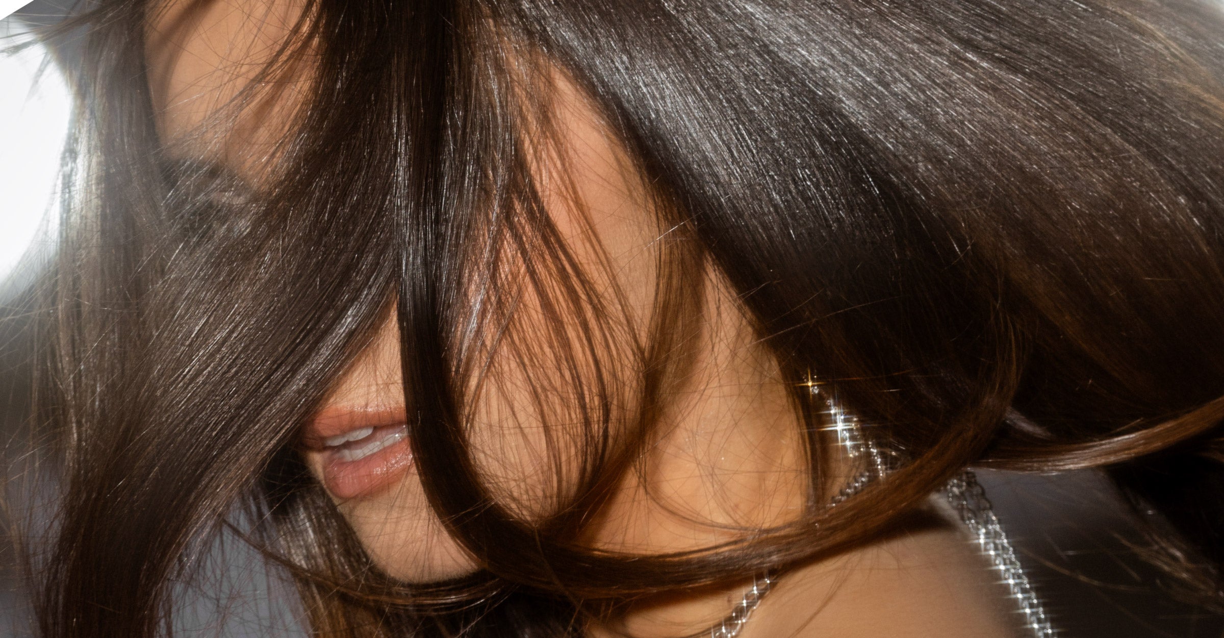 Super Gloss collection header image of model