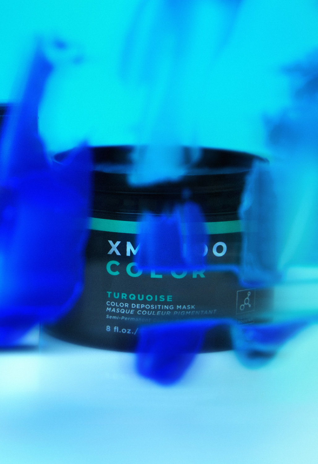 Turquoise Color Depositing Mask