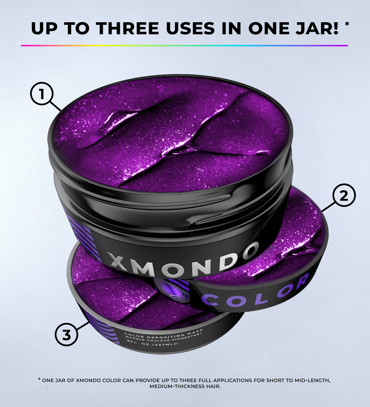 Amethyst Color Depositing Mask