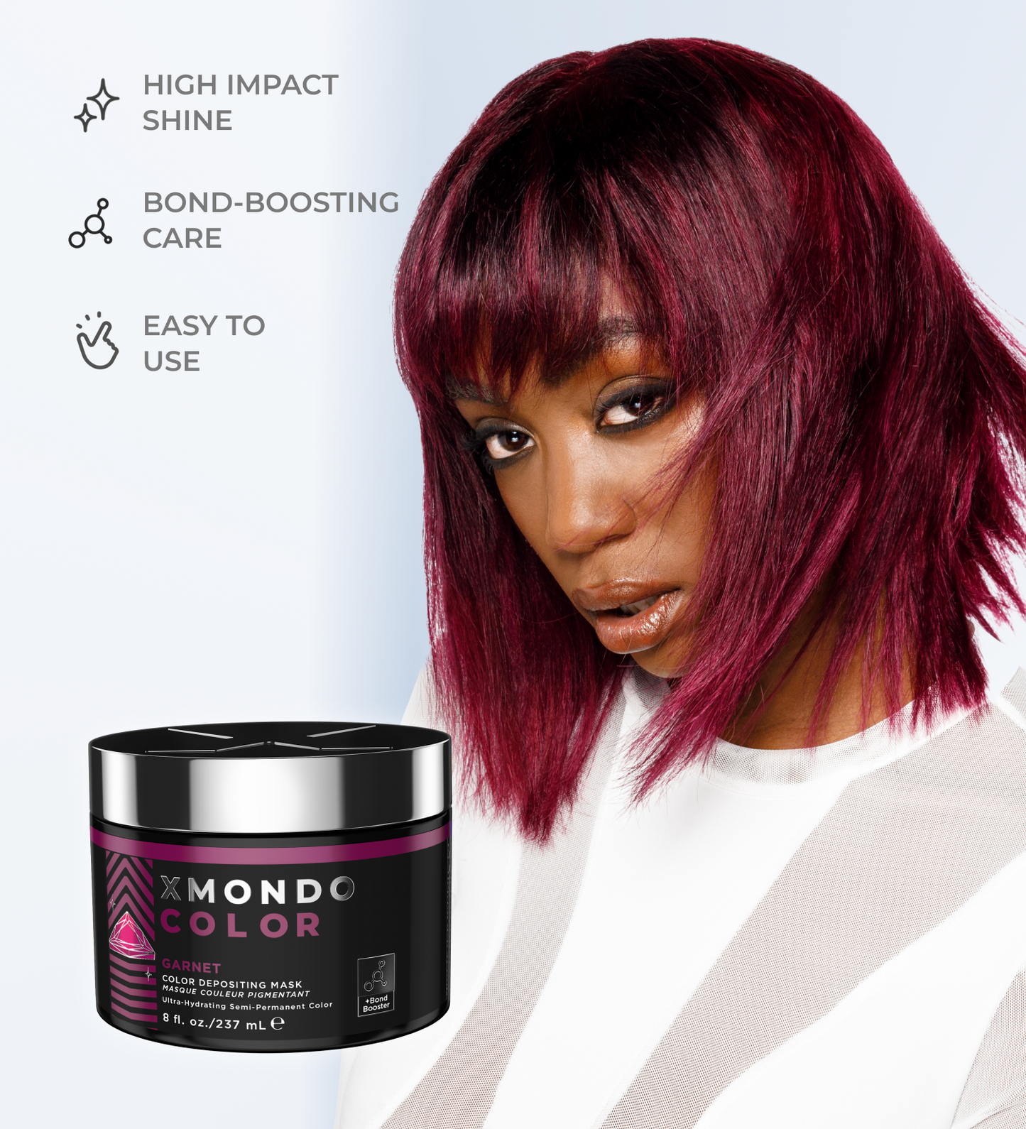 Garnet Color Depositing Mask