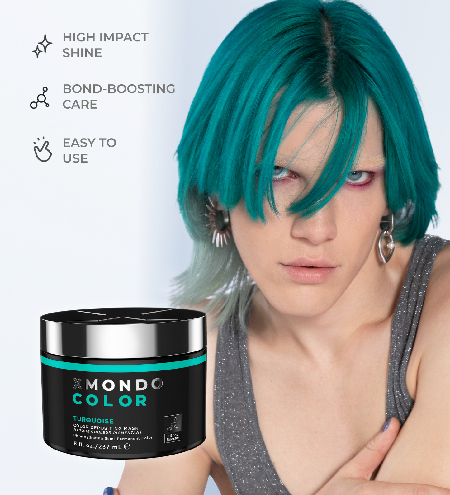 Turquoise Color Depositing Mask