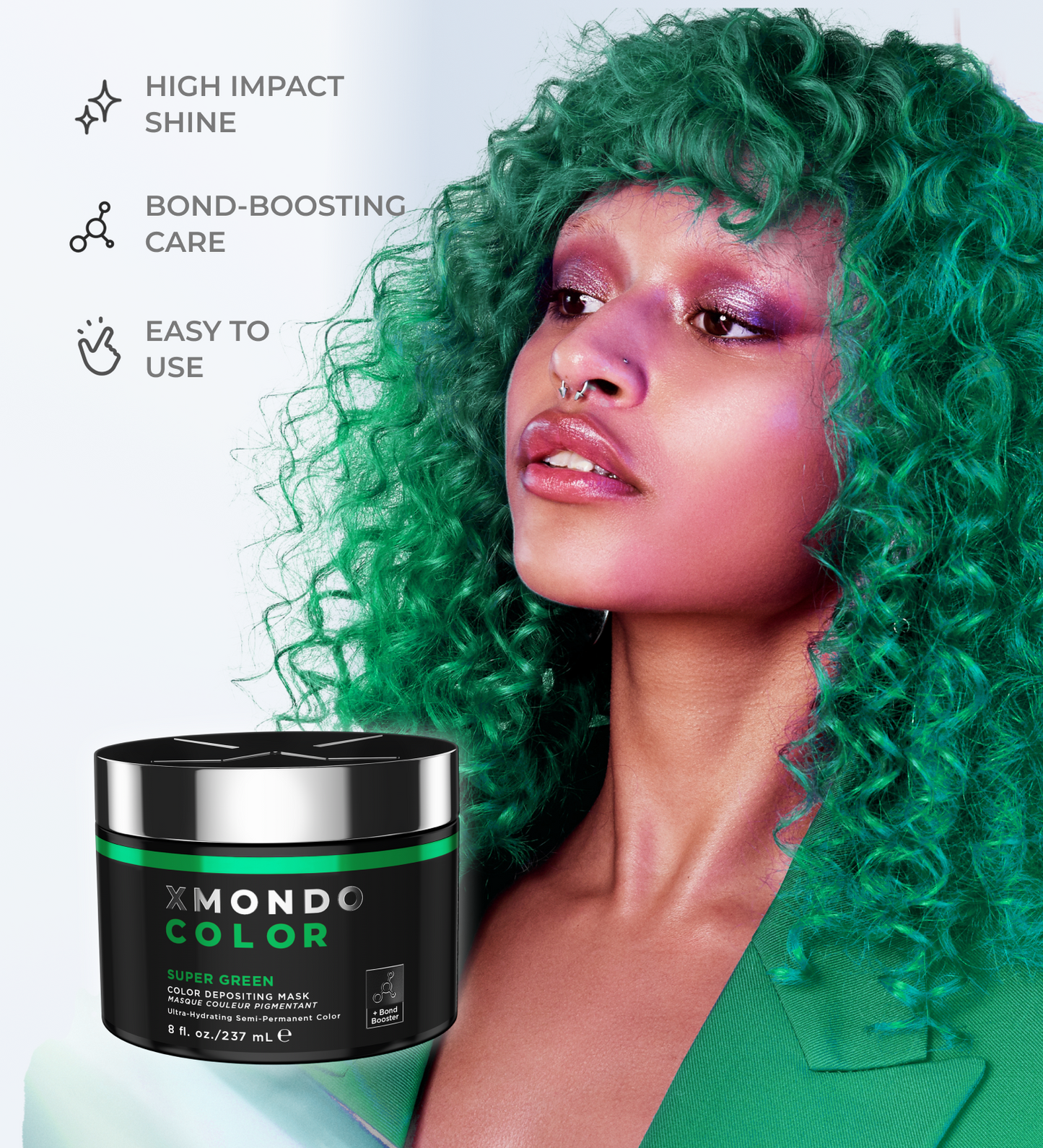 Super Green Color Depositing Mask