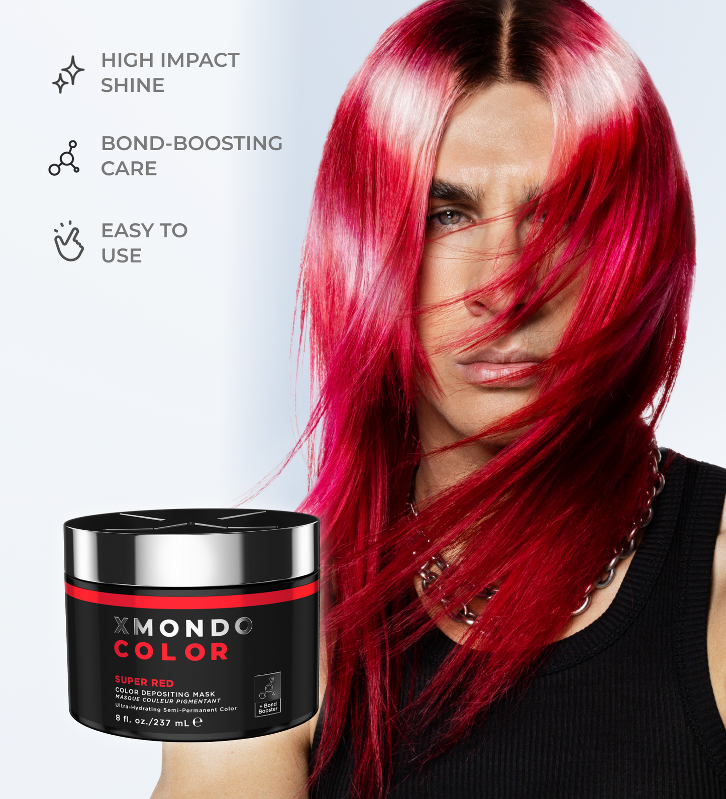 Super Red Color Depositing Mask