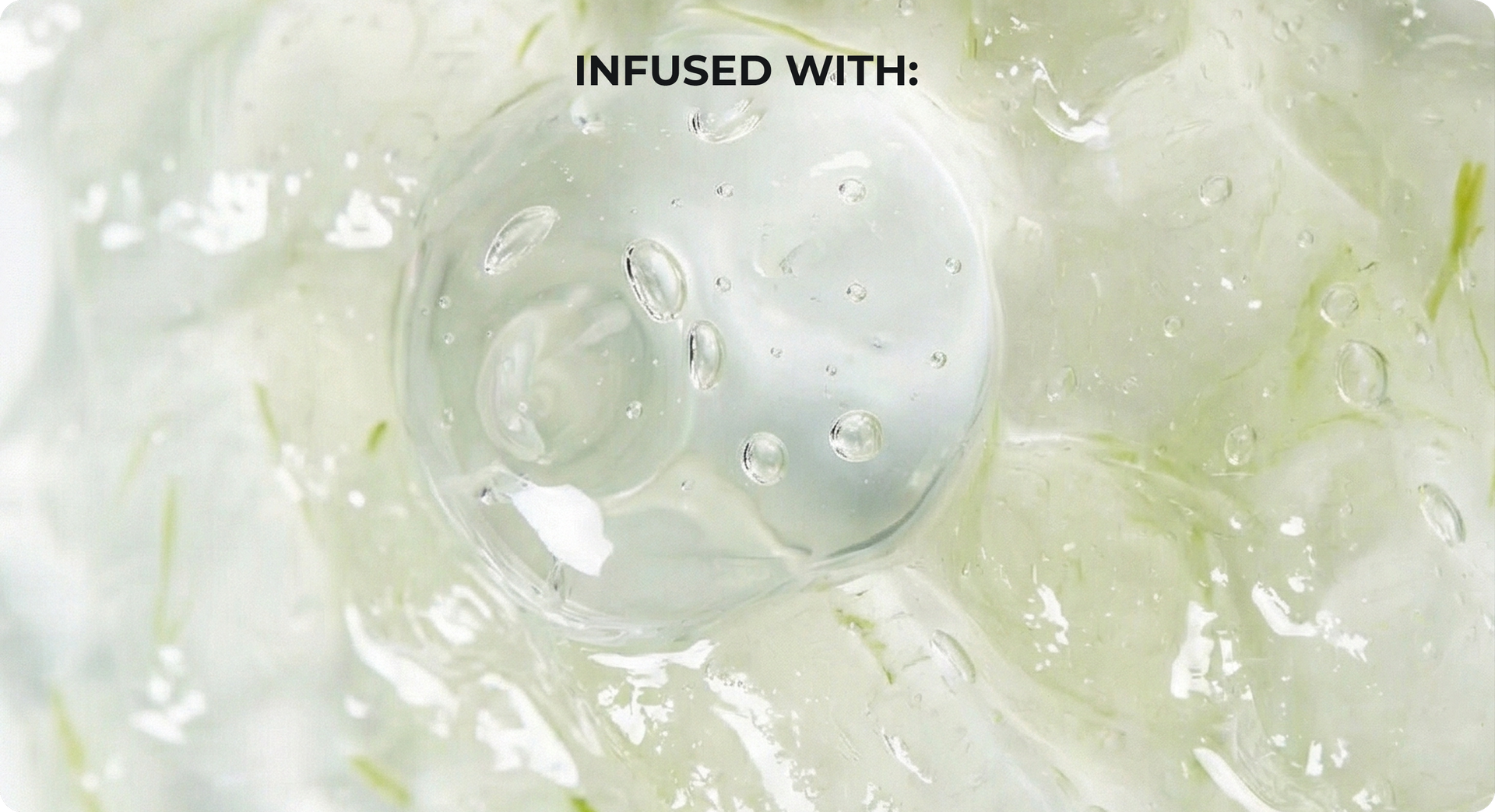 <strong>Aloe</strong> to moisturize and soothe