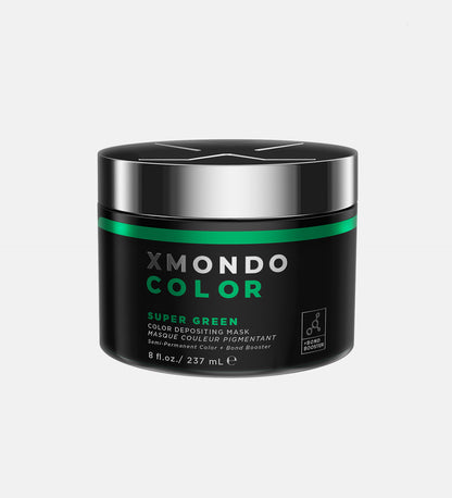 Jar of XMONDO Color Super Green hair healing color