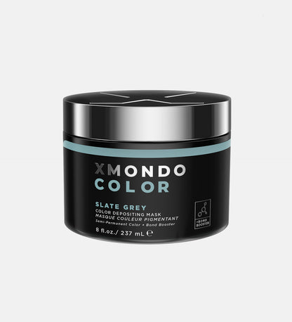 Jar of XMONDO Color Slate Grey hair healing color