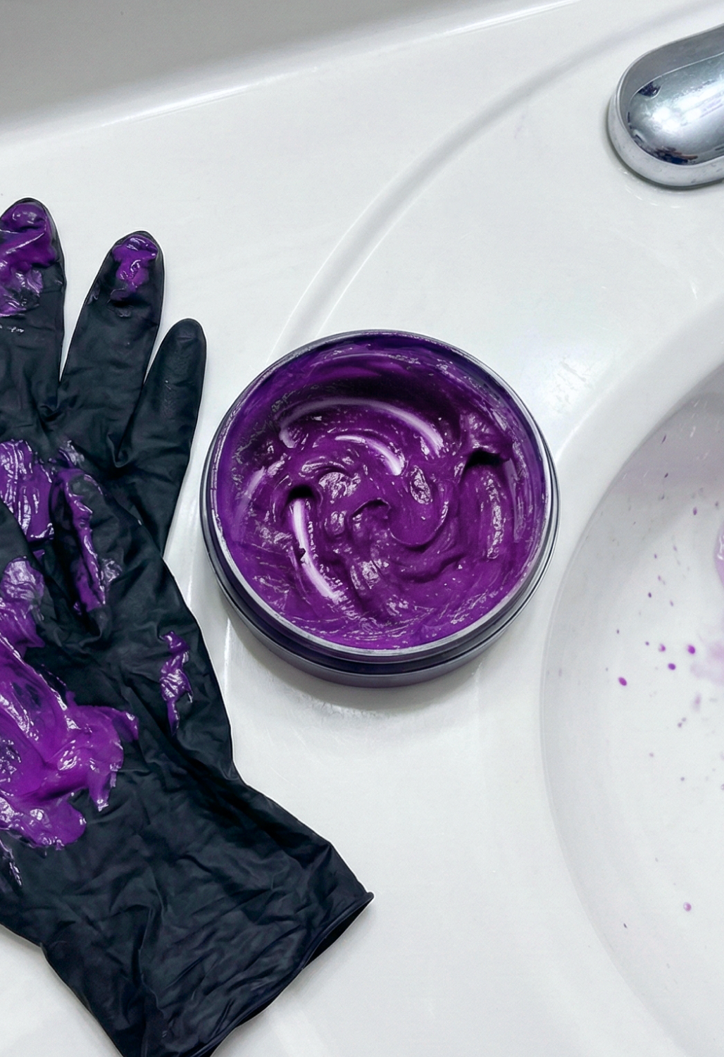 Amethyst Color Depositing Mask