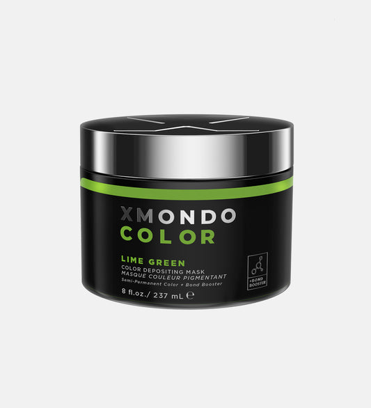 Jar of XMONDO Color Lime Green hair healing color