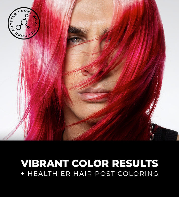 Bright red deals hair dye permanent