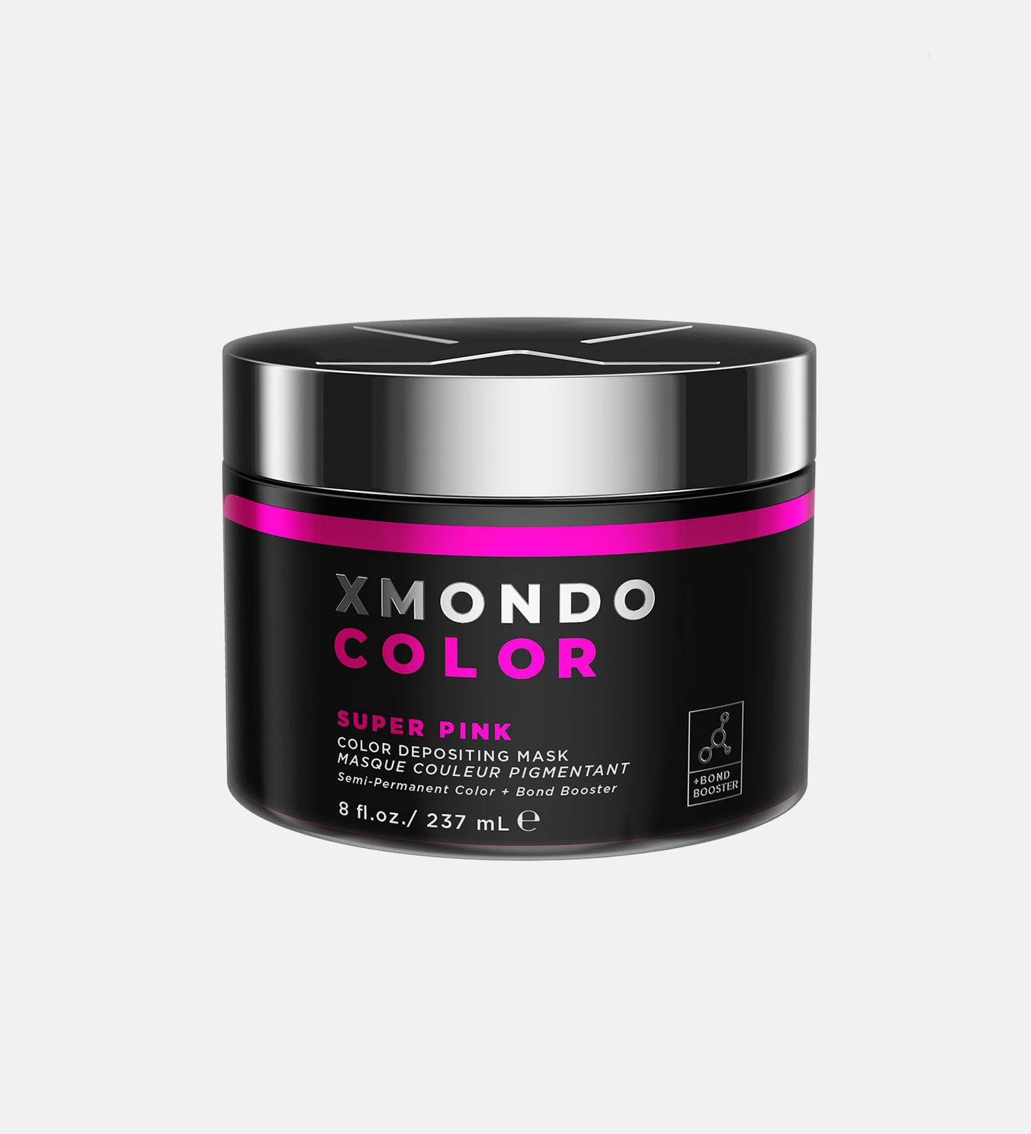 Jar of XMONDO Color Super Pink hair healing color