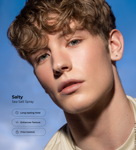 Salty Sea Salt Spray Vegan Formula with Natural Minerals XMONDO HAIR