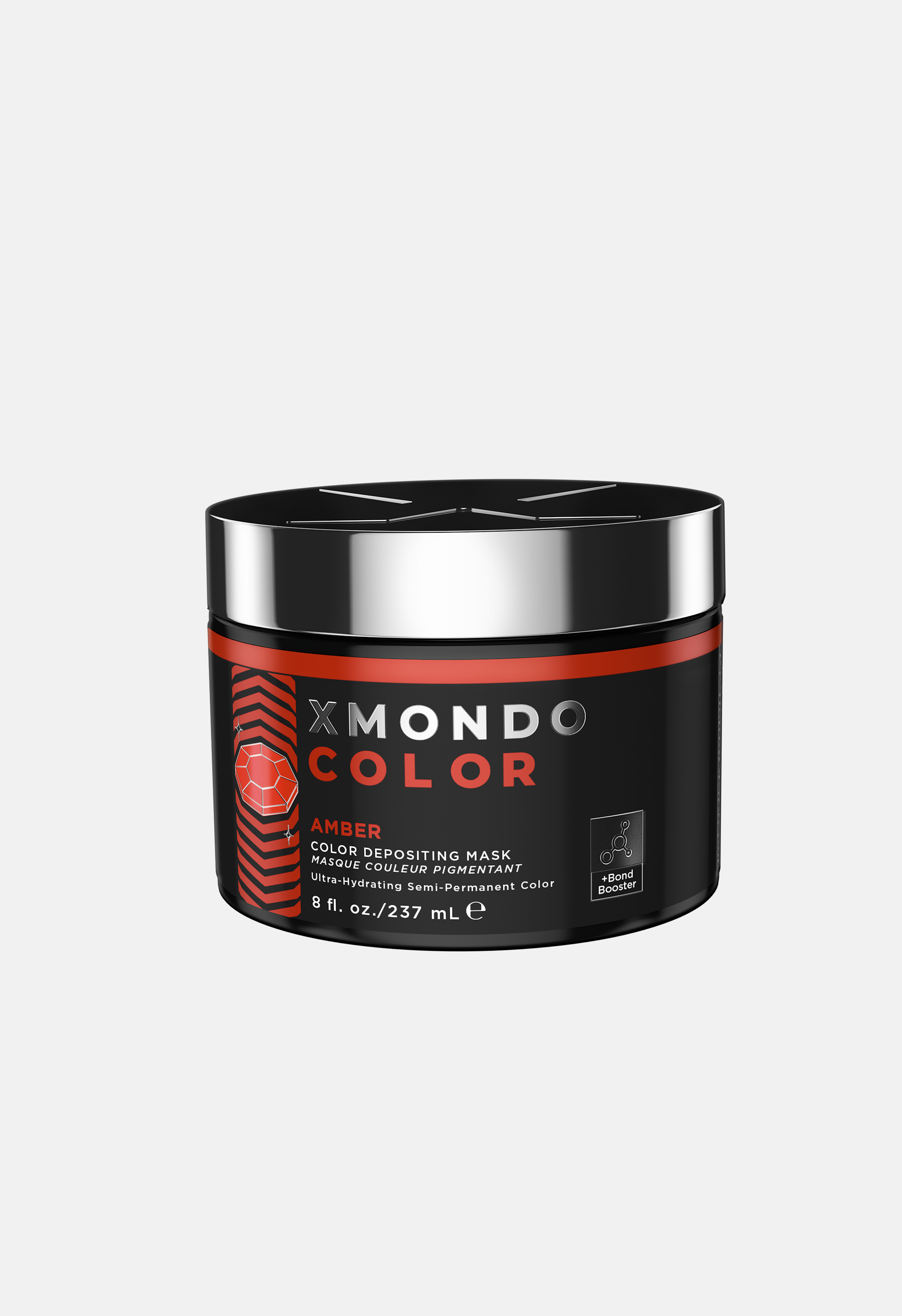 XMONDO Color hair mask jar on a white background