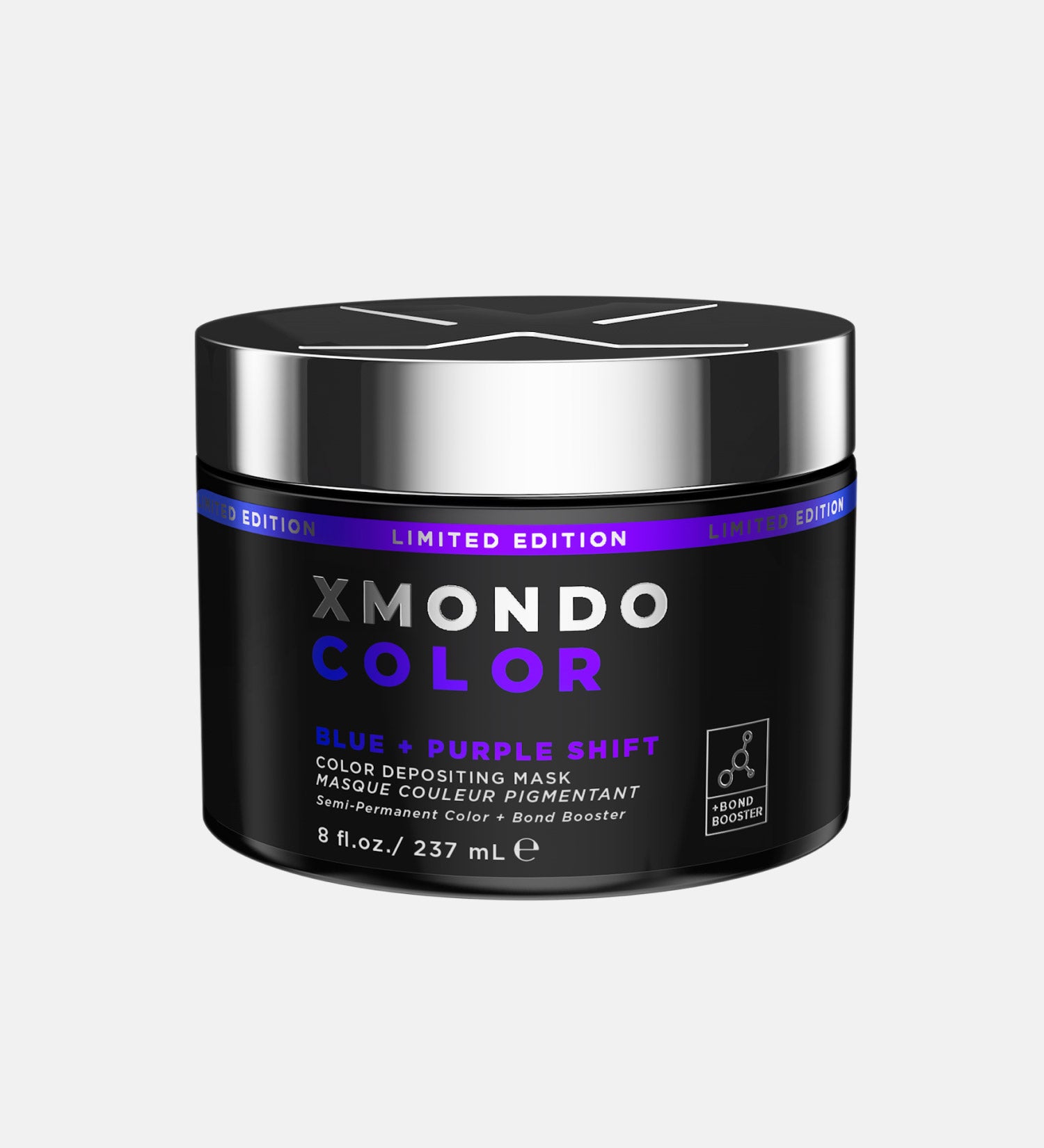 Semi Permanent Hair Color Vegan Bond Building Technology XMONDO HAIR   Bluepurple Shift 