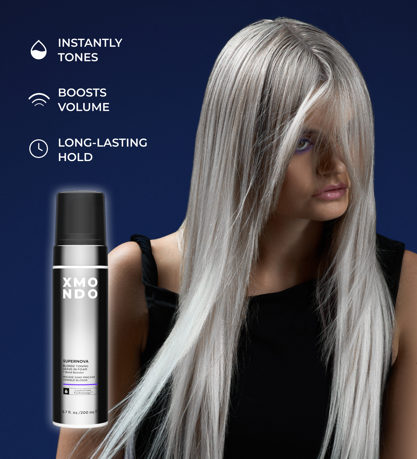 Supernova Blonde Toning Leave-in Foam