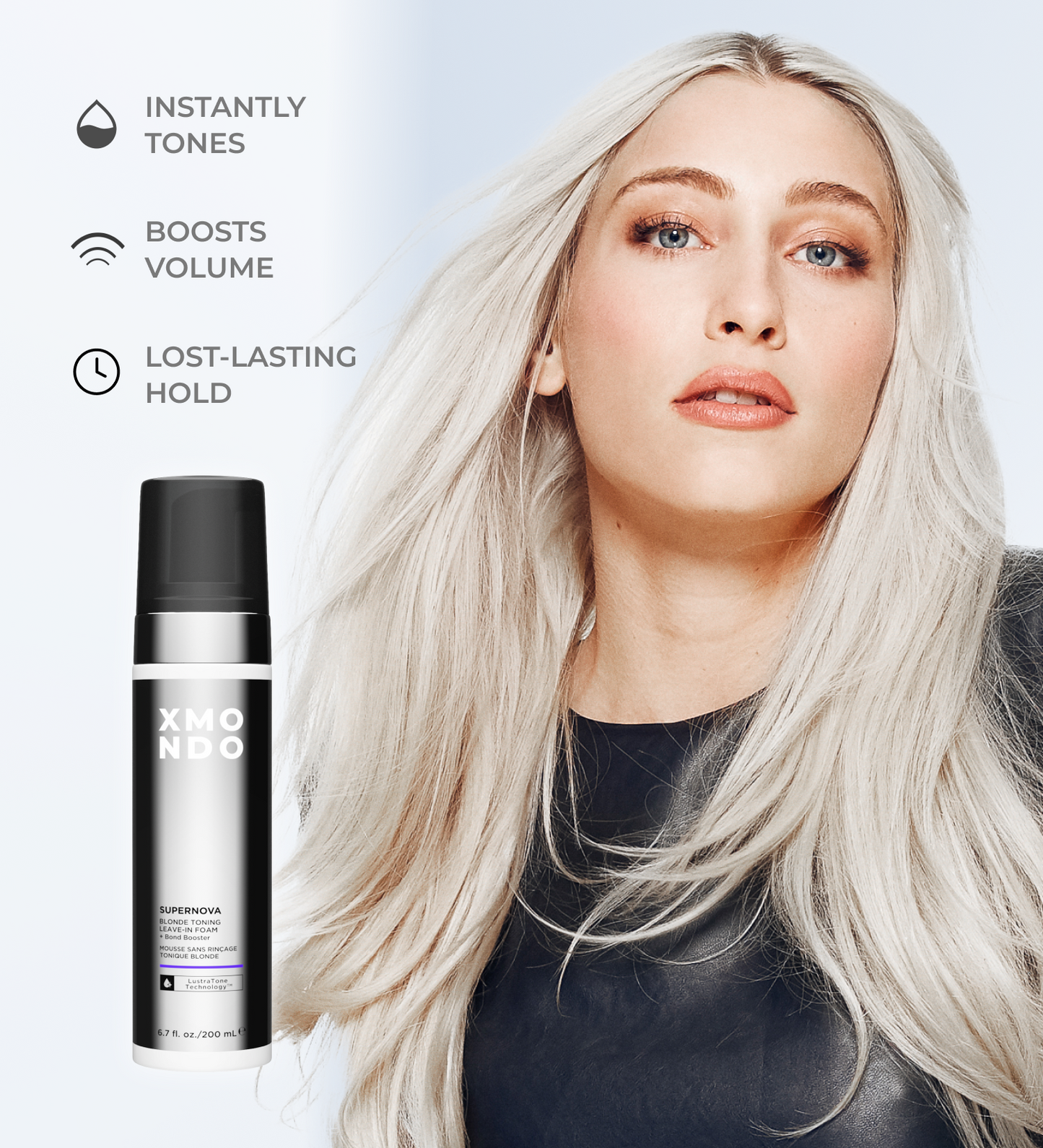 Supernova Blonde Toning Leave-in Foam