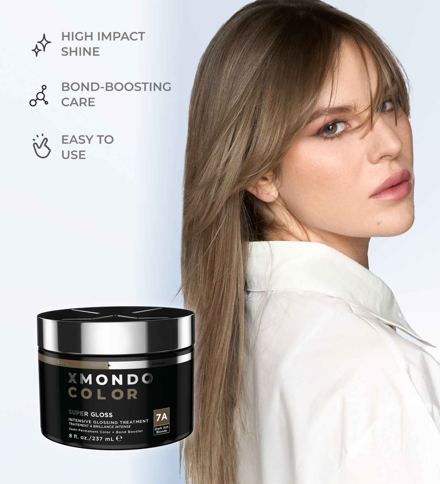 Super Gloss 7A Dark Ash Blonde Intensive Glossing Treatment