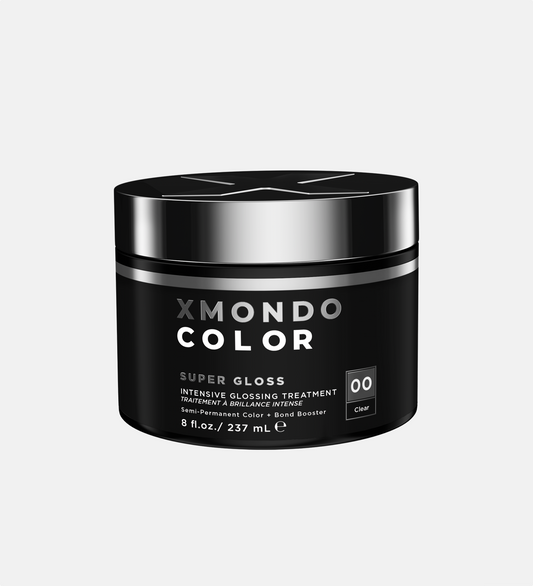 Super Gloss hair gloss treatment by XMONDO Color product jar