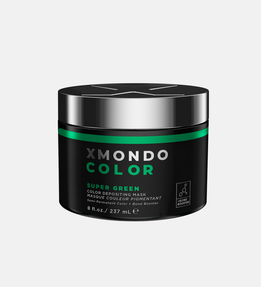 Jar of XMONDO Color Super Green hair healing color