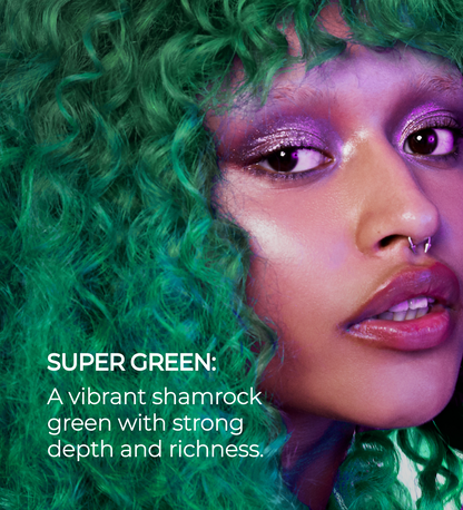 Super Green Color Depositing Mask