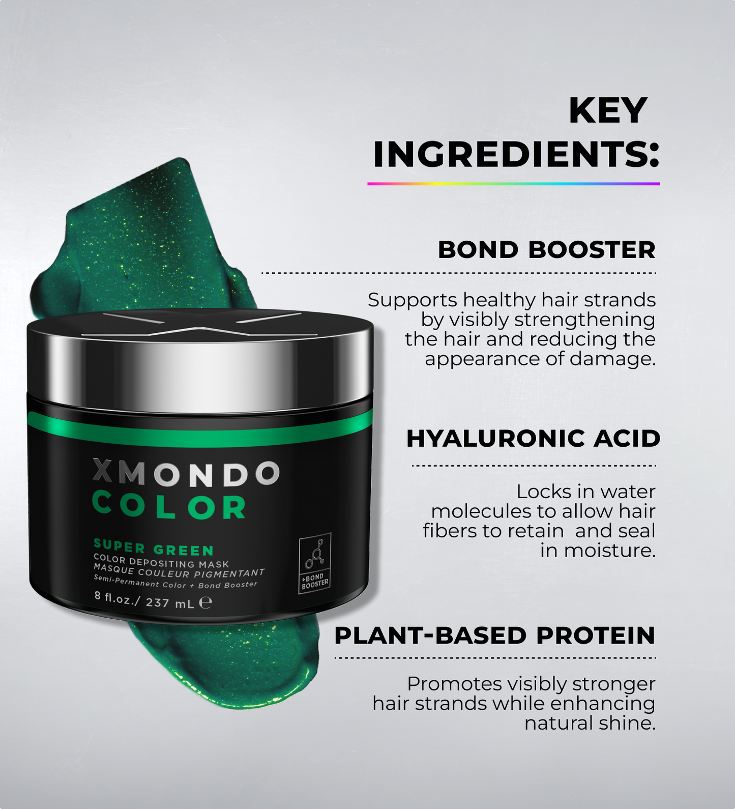 Super Green Hair Healing Semi Permanent Color | Bond Building