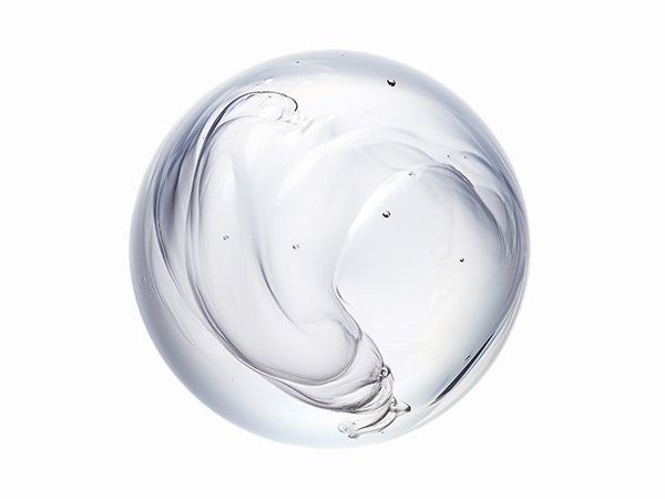 Closeup of Hyaluronic Acid ingredient on white background