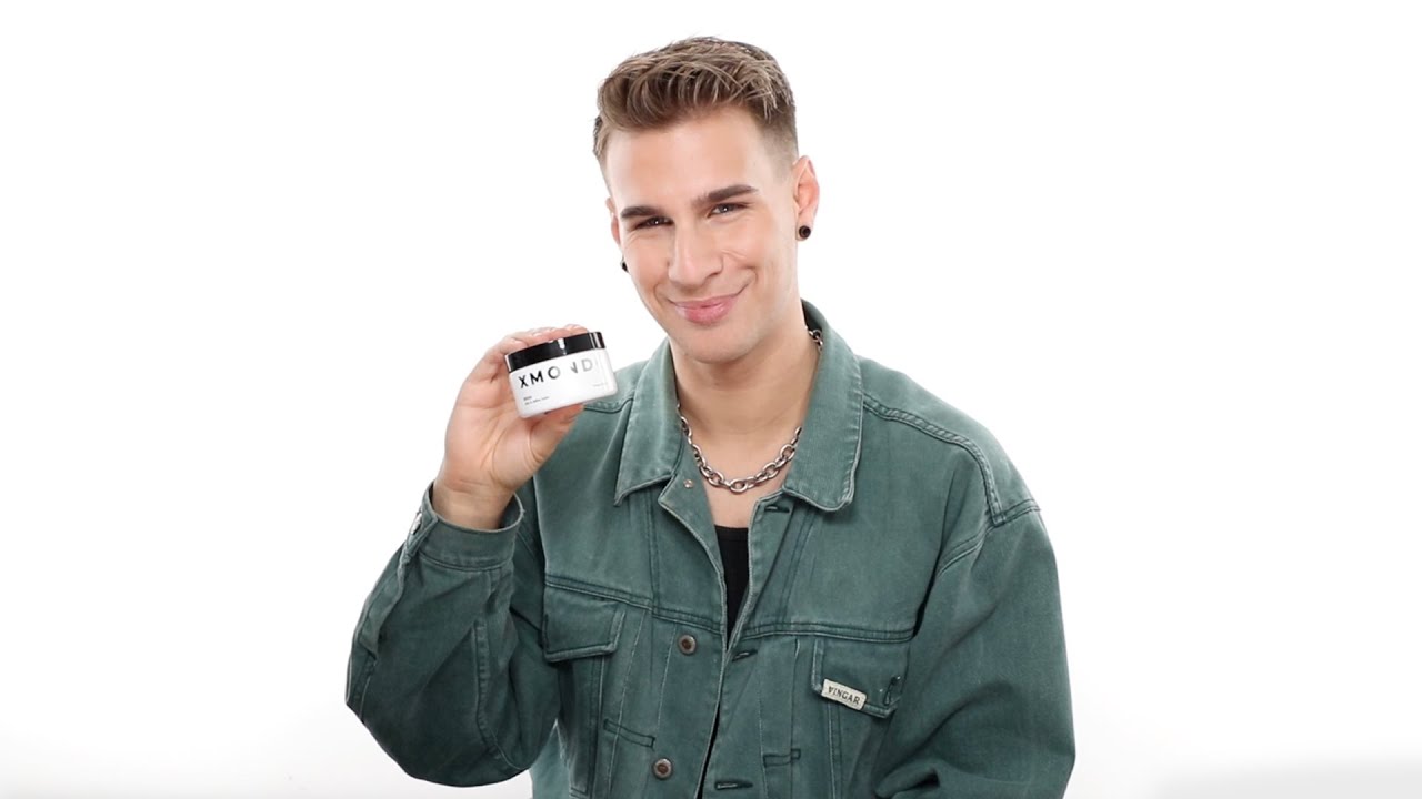 Load video: Brad Mondo showing off the BDSM Slick &amp; Define Balm product and how it works.