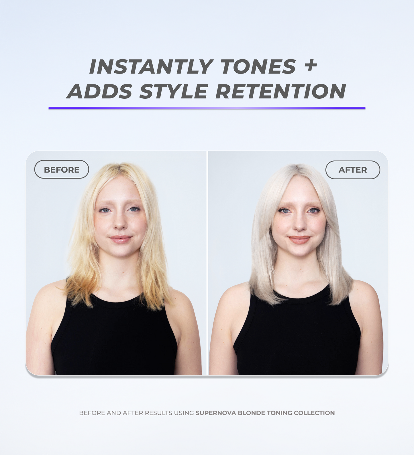 Supernova Blonde Toning Leave-in Foam