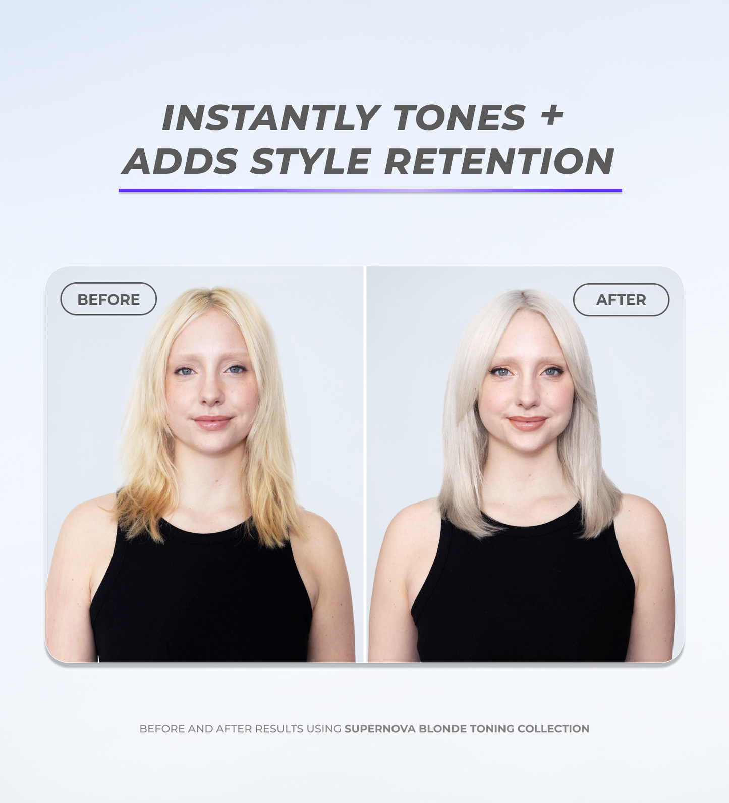 Supernova Blonde Toning Leave-in Foam
