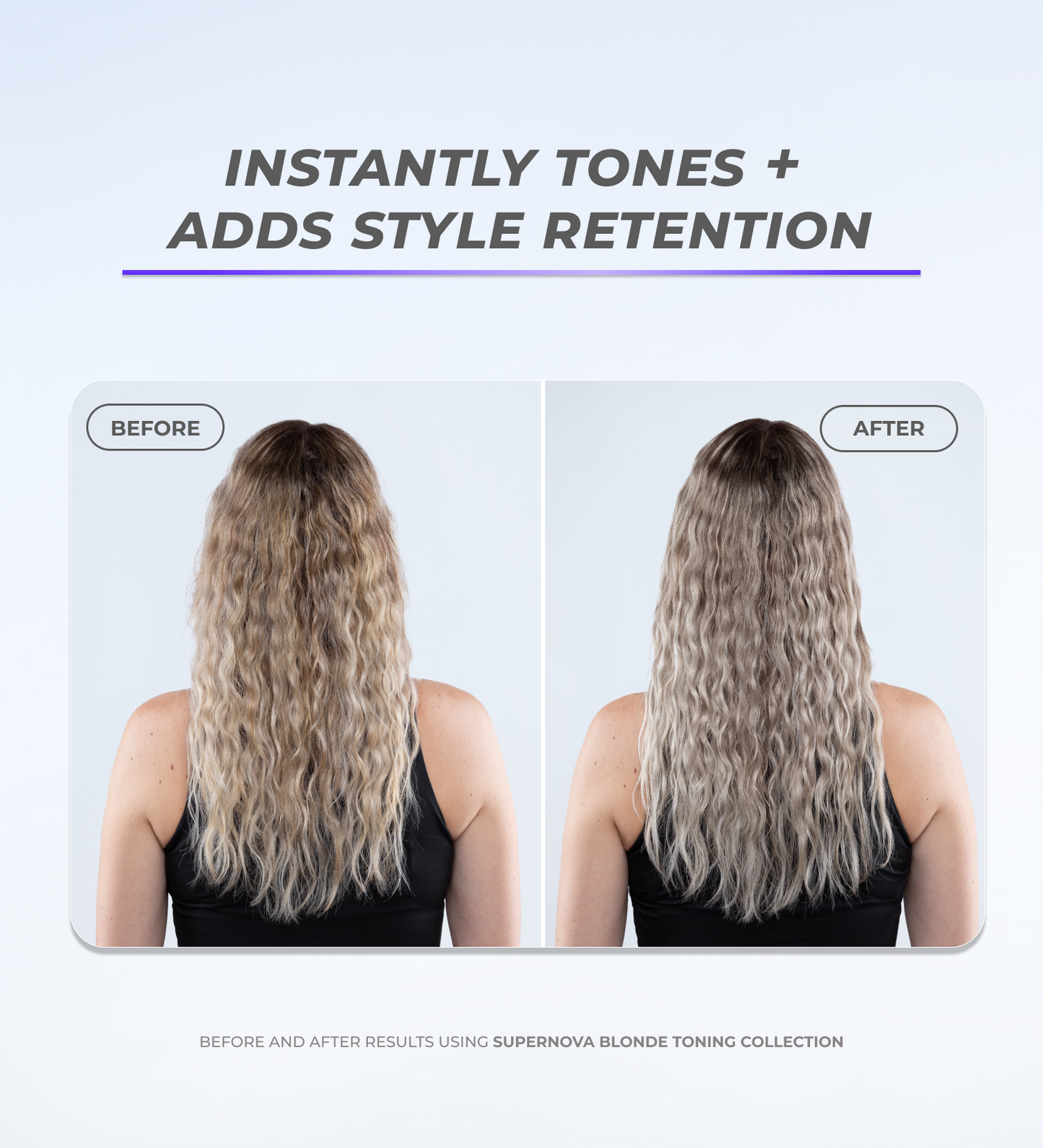 Supernova Blonde Toning Leave-in Foam