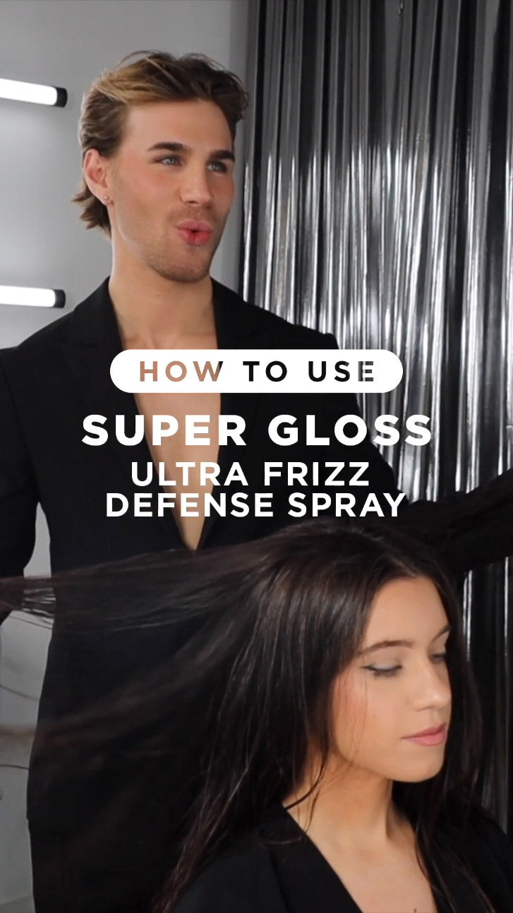 Video Cover for How to use Super Gloss Ultra Frizz Defense Spray