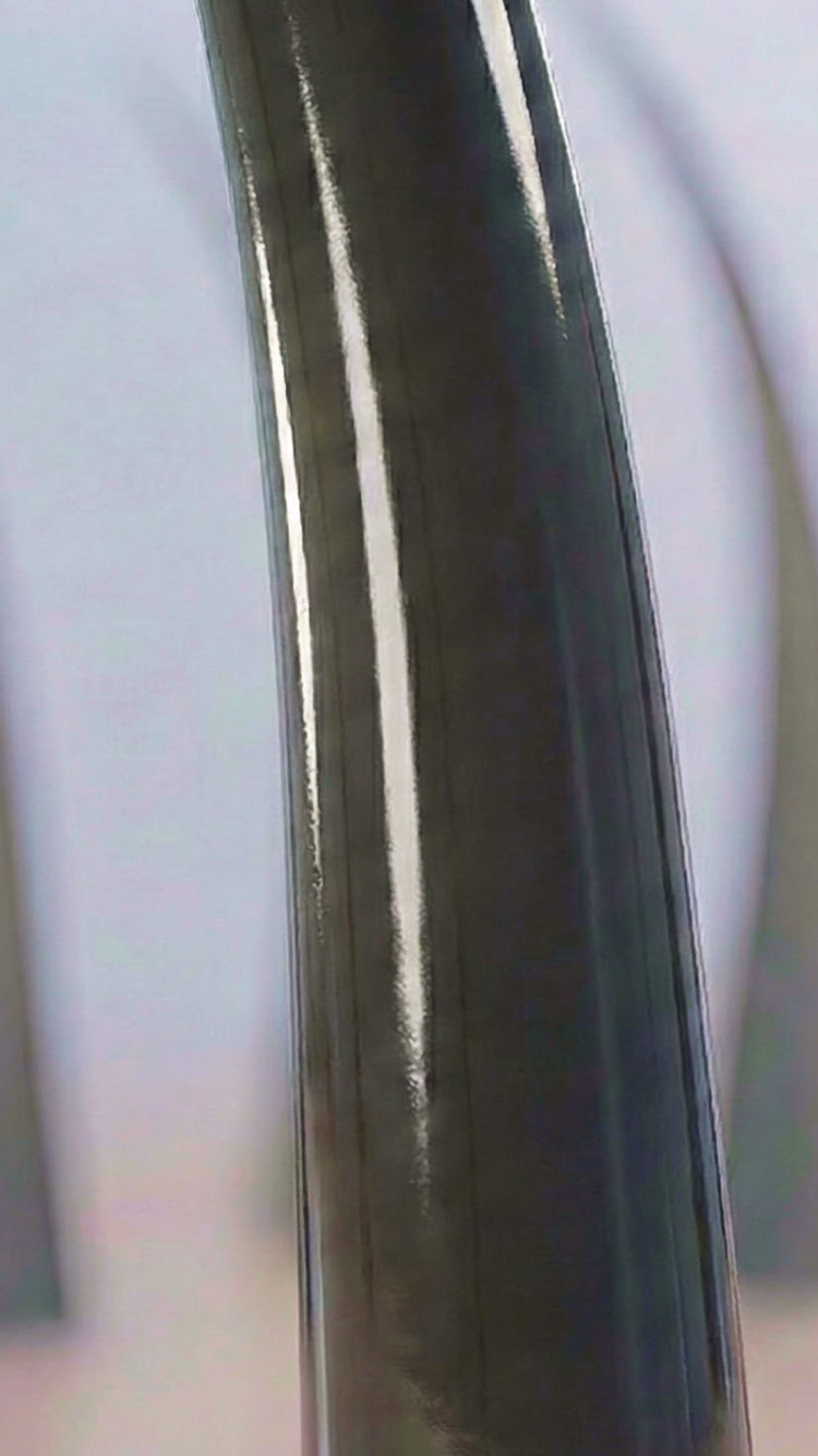 The expanded fiber appears thicker, smoother, and structurally reinforced.