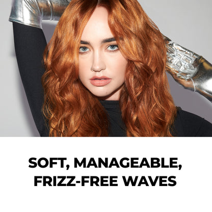 Soft, Manageable, Frizz-Free waves.